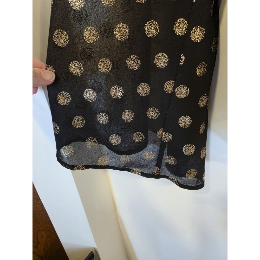 Show Me Your Mumu Mackenzie Top Size SM Polka Dot Sheer Boho Glam Festival Flowy - Picture 3 of 5